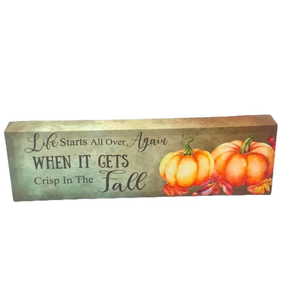 Seasonal 🍁 Canvas Fall/Autumn Harvest Sign Decor